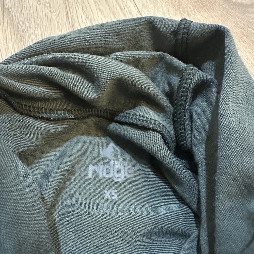 NWOT Ridge Merino Women's Aspect Midweight Merino Wool High Neck Top Sz XS Camo - Picture 9 of 9